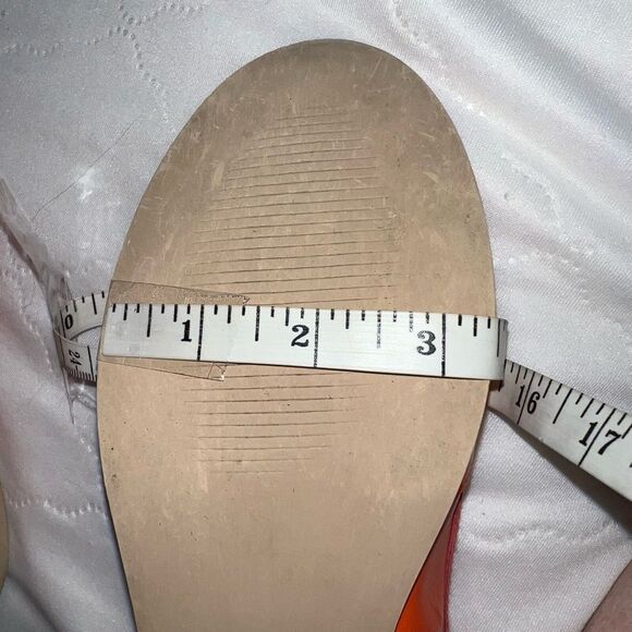 Janie and Jack orange loafers with fringe style design on top. Ntn! - Picture 11 of 11